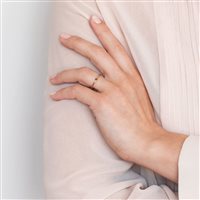 Ringe Burato Dame Solitaire in Gold Diamante 0.03 Ct CA396 - CA396-51